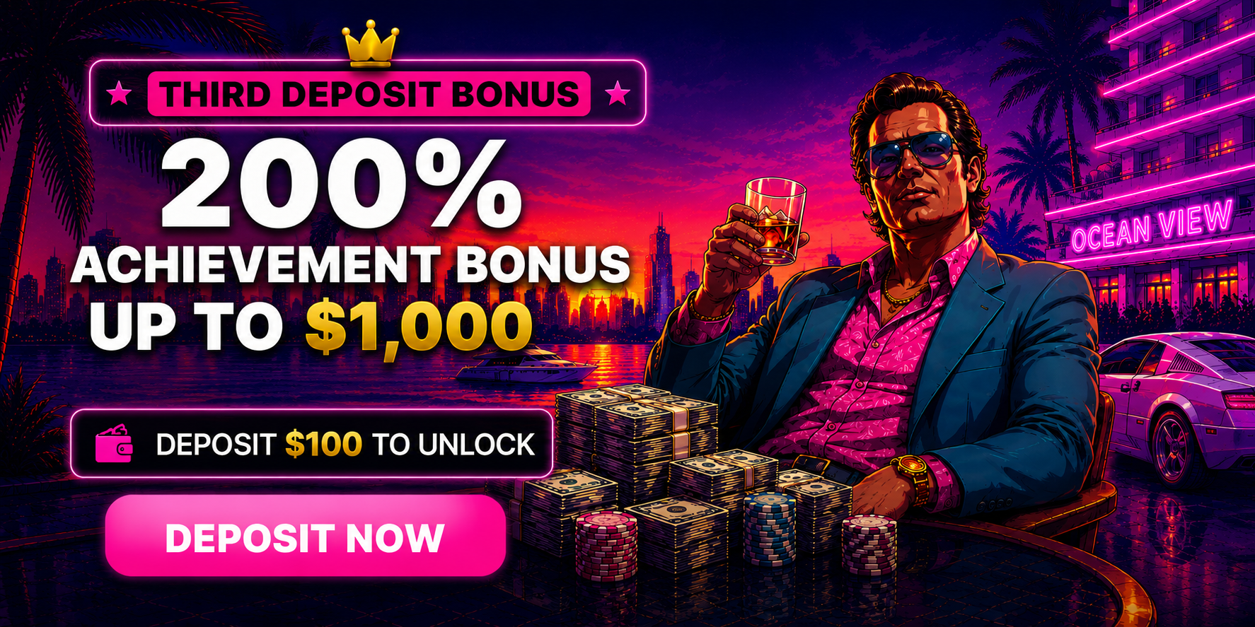 DEPOSIT NOW